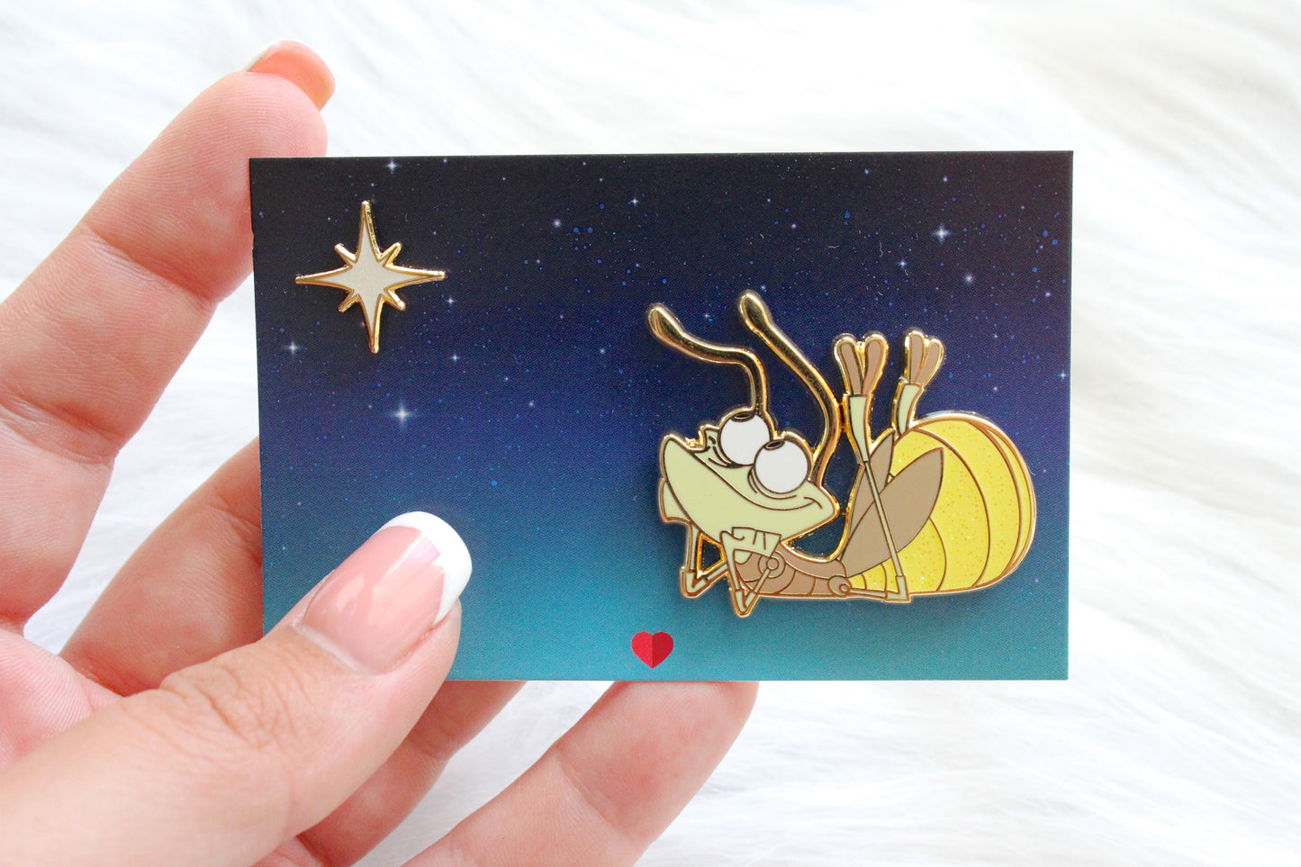 Pin's Ray and star (set)