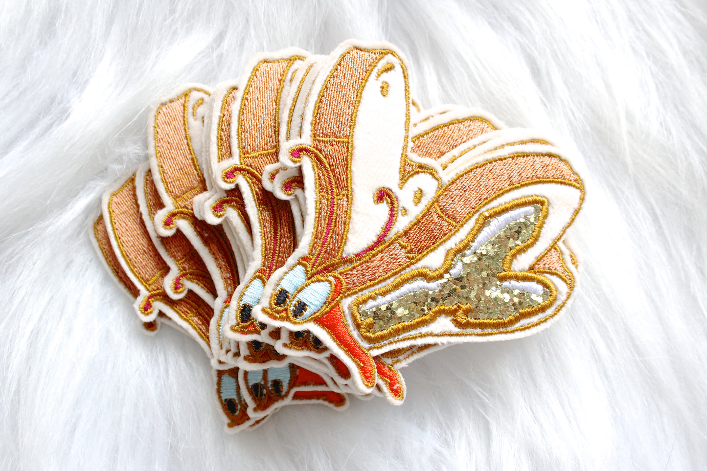 Bread and butterfly Iron Patch