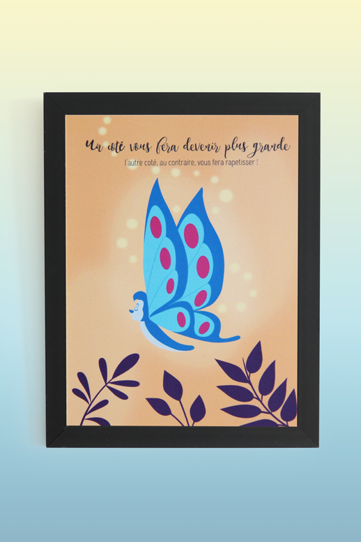 Postcard"Absolem"- Alice in Wonderland