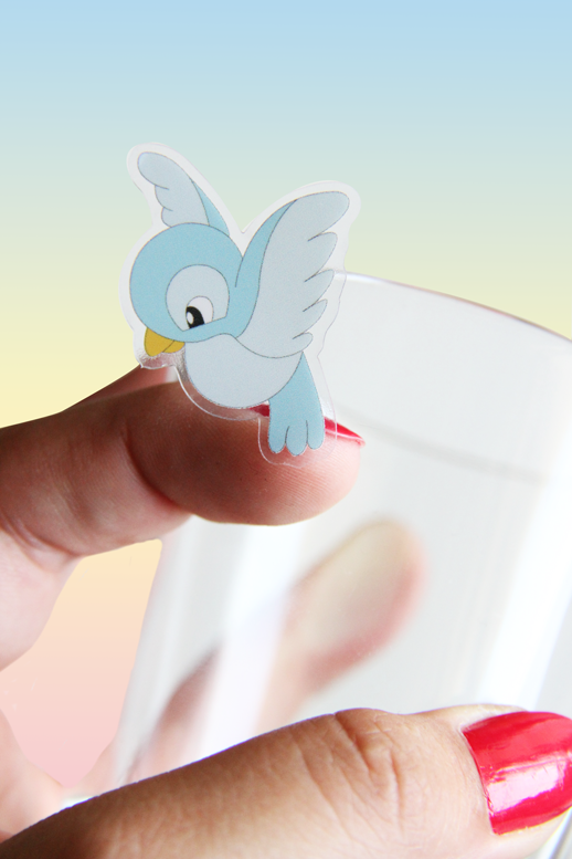 Sticker blue bird