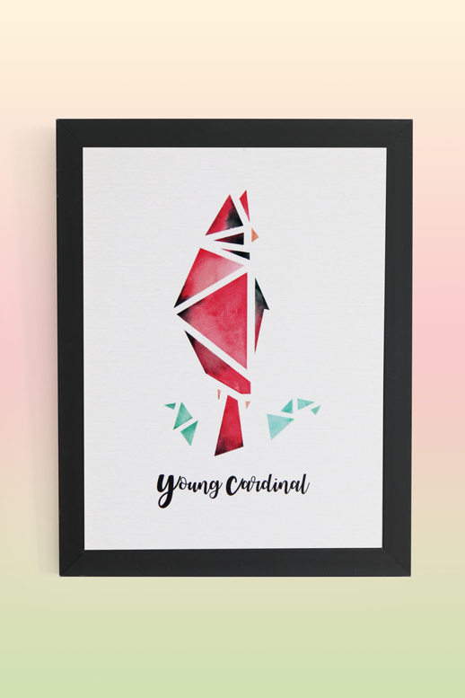 <transcy>Postcard "young cardinal"</transcy>
