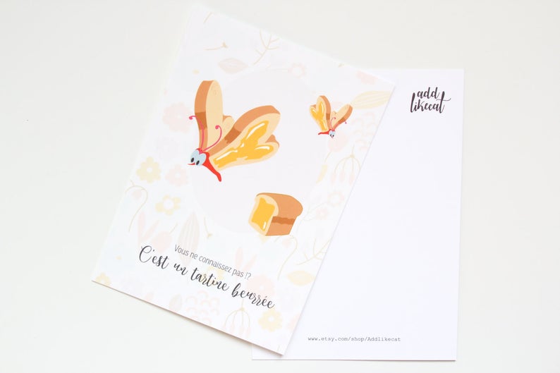 Postcard"Alice in Wonderland"- BreadButterfly