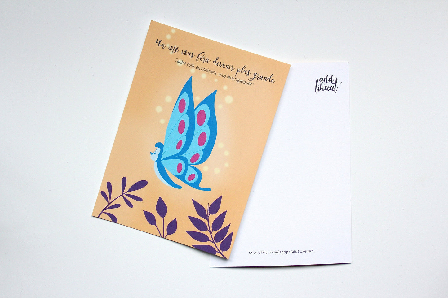 Postcard"Absolem"- Alice in Wonderland