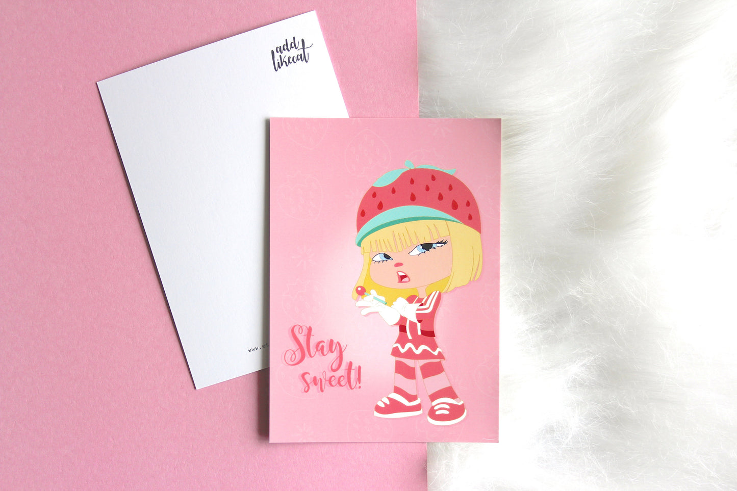 Postcard"Taffyta"- Wreck it Ralph