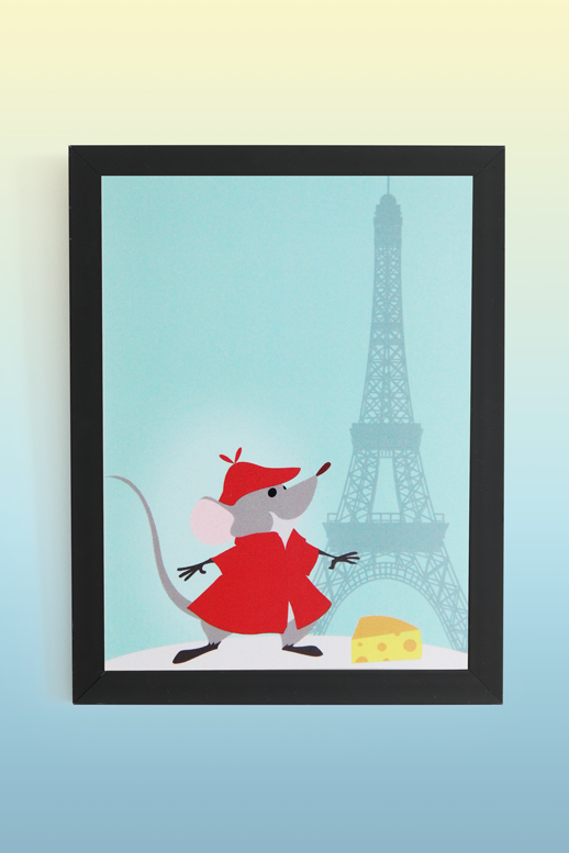 Postcard"Roquefort"- Aristocats