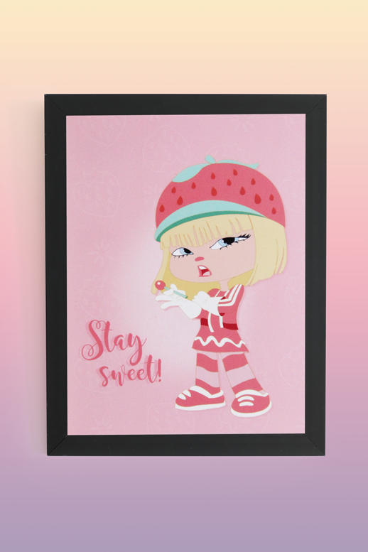 Postcard"Taffyta"- Wreck it Ralph